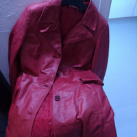 Giacca pelle bordeaux