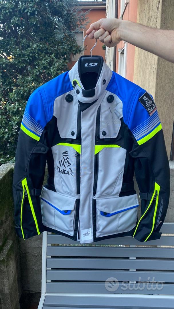 Giacca Enduro Giacca Spyke Moto SPYKE NAMIB XTR JACKET WHITE BLACK