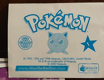 Figurine Pokémon 1995-1996-1998-2000