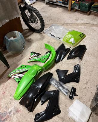 kit plastiche kx250f del 2009/2012 acerbis nero