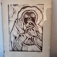 quadro Serafini 79 litografia artista italiano ann