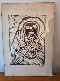 quadro Serafini 79 litografia artista italiano ann