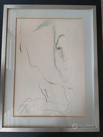 Quadro di Ernesto Treccani, a scritta aut.