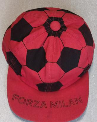 Cappellino anni'80 per bambino Forza Milan 