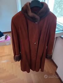 cappotto scamosciato lungo 