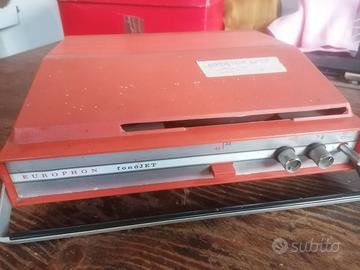 Mangiadischi Europhon Fonojet non funzionante