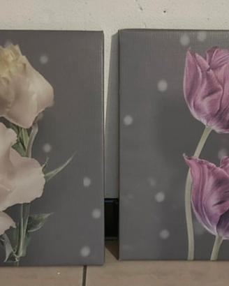 Quadri moderni tele con fiore