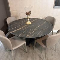 Tavolo rotondo Cattelan Italia Skorpio Round + 4Se