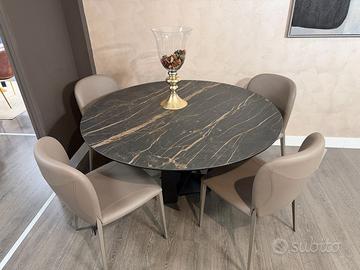 Tavolo rotondo Cattelan Italia Skorpio Round + 4Se