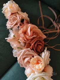 Embrasse floreale fatta a mano