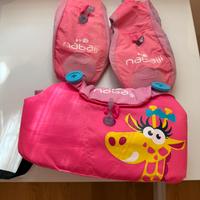 Braccioli e gilet da nuoto