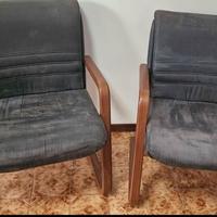 poltrona e sedia per ufficio