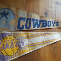 LOS ANGELES LAKERS + DALLAS COWBOYS Vintage 1980