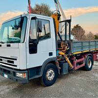 IVECO Eurocargo 100E18 K Ribaltabile + Gru