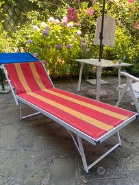 Lettino prendisole  da giardino