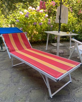 Lettino prendisole  da giardino