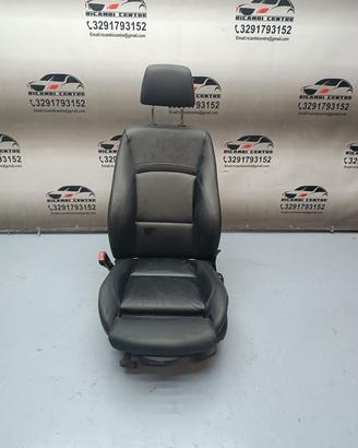 Sedili in pelle nera anteriore sx bmw serie 3 2009