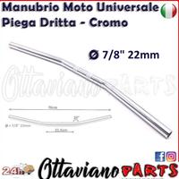 Manubrio Moto Custom 22 Piega Bassa Cafe Racer Cro