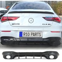 DIFFUSORE MERCEDES W118 AMG 19- LOOK CLA35 NERO LU