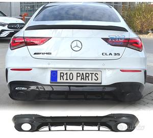 DIFFUSORE MERCEDES W118 AMG 19- LOOK CLA35 NERO LU