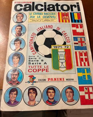Album calciatori Panini 1971/72 completo