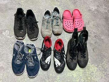 Scarpe assortite