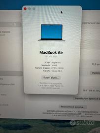 Mac Book Air 13” (2025) M4 16/256