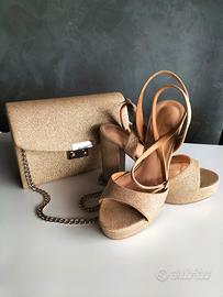 Cordinato sandali e borsetta 