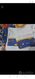 set asilo bavaglino sacca asciugamano Disney cars