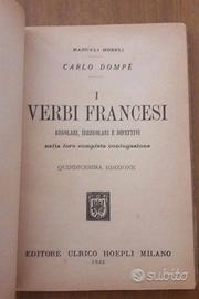 I verbi francesi ed.1952 da collezione