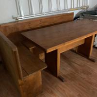 Cassapanca con tavolo