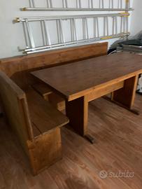 Cassapanca con tavolo