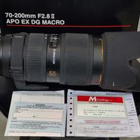 OBIETTIVO SIGMA 70-200 CON 2 DUPLICATORI