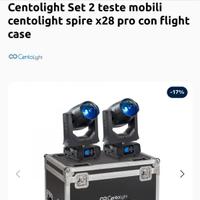 8 teste mobili beam Centolight x28 pro