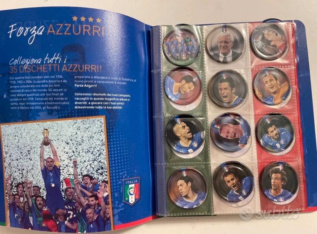 ALBUM ADESIVO COMPLETO azzurri la storia della Nazionale Italiana