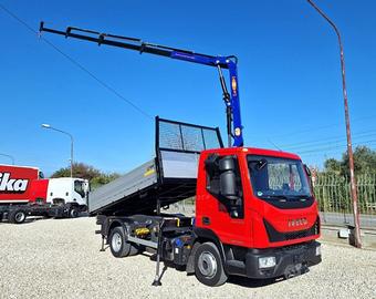 IVECO EUROCARGO 75 80E19 E6 GRU + RIBALTABILE