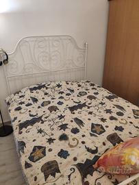 Letto Ikea in ferro battuto + materasso Baldiflex