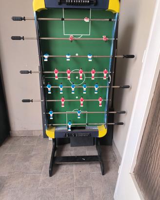 calcio balilla/biliardino con 8 aste-richiudibile 