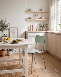 coppia sedie vintage in formica, anni '60
