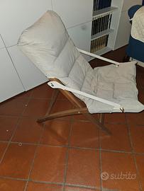 POLTRONCINA SFODERABILE LAVABILE , GRIGIO CHIARO