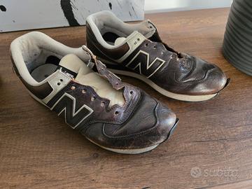 Scarpe New Balance ML574LPK pelle nere tg. 44