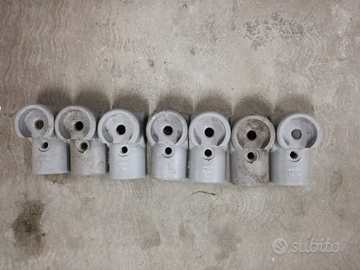 3 Giunti per tubi rotondi a 3 vie