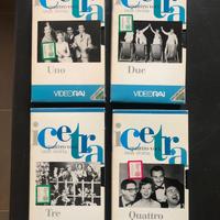 Raccolta VHS Quartetto Cetra