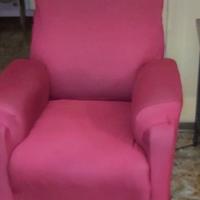 coppia poltrone relax reclinabili colore nocciola