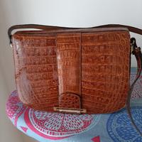 Borsa in pelle di coccodrillo
