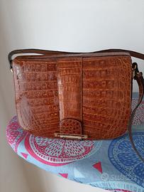 Borsa in pelle di coccodrillo
