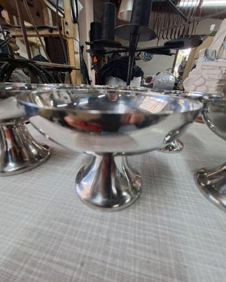 set di 6 coppe gelato vintage motta anni 70/80