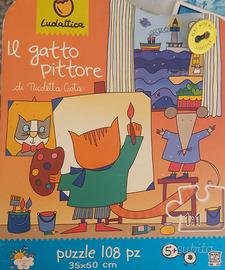 puzzle - Il gatto pittore