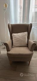 Poltrona IKEA STRANDMON beige – poltrona da lettur