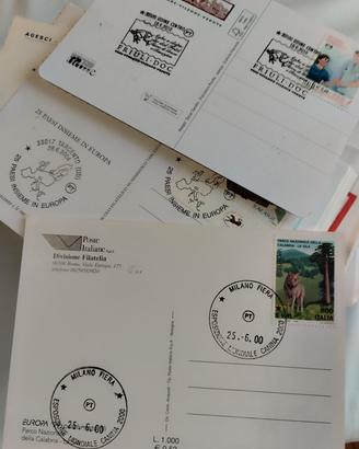 Cartoline con annulli postali 